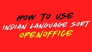 How to use Indian Language Sort